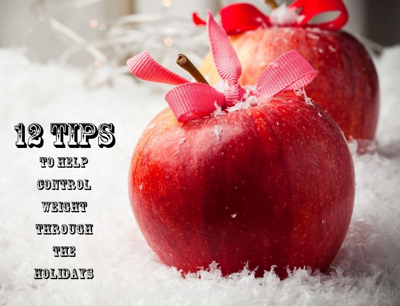 Apples in Snow with 12 Tips to Control Weight