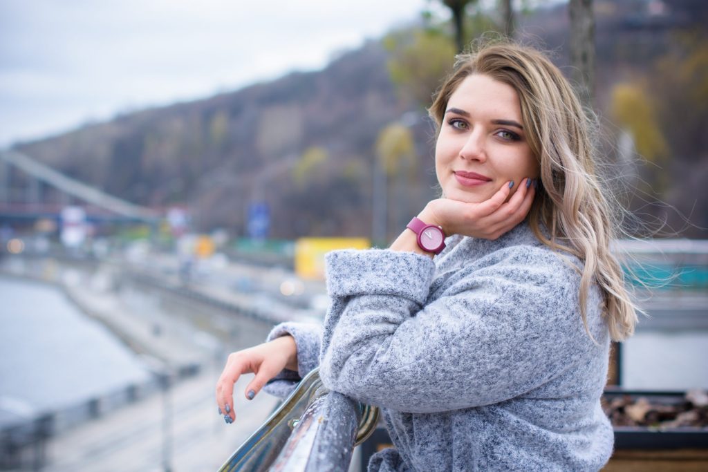 Woman standing outdoors