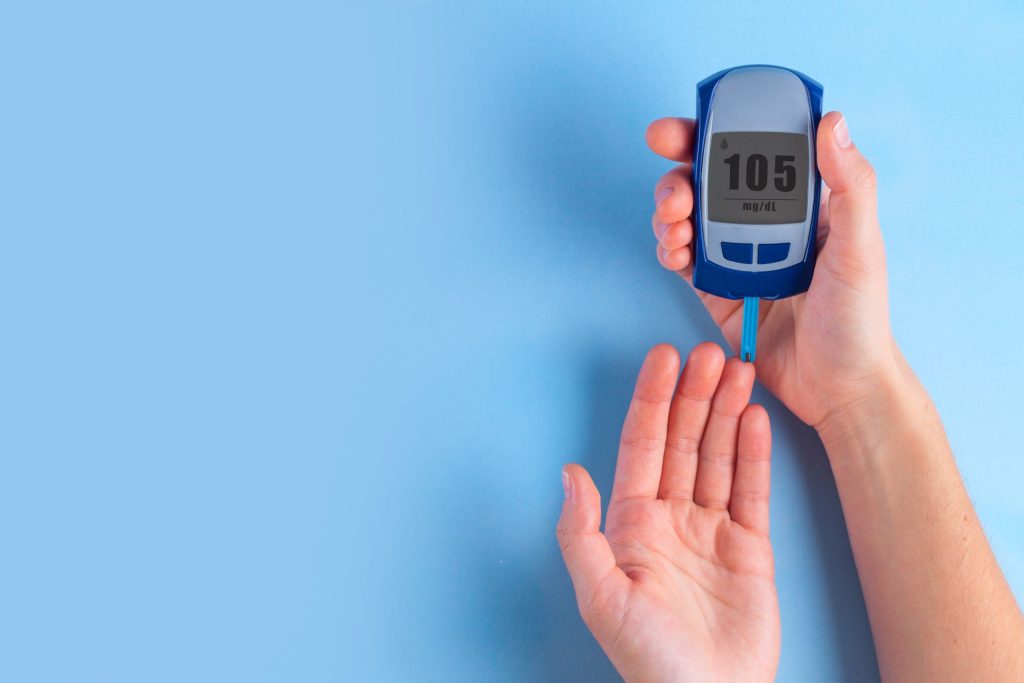 Blood sugar device for diabetes